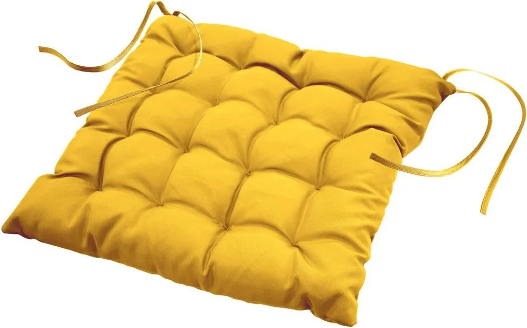 Coussin de chaise contre l'assise dure 40x40 cm taupe pour un dos soulagé