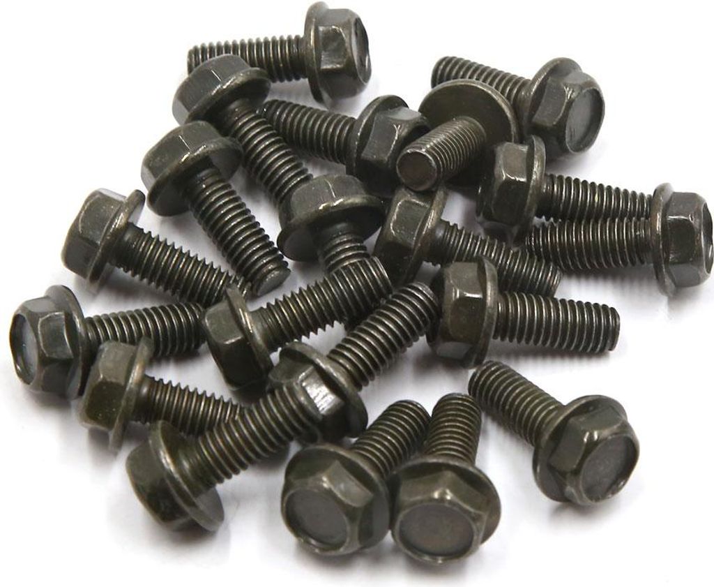 20 Stücke Roller Motorrad Sechskantschrauben Bolzen 6mm x 16mm Dunkelgrün DE de