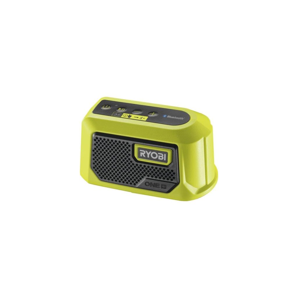 Ryobi RBTM18-0 Bluetooth Mini-Lautsprecher 25 Meter 18V ONE+ Leistung 5W (nur Gehäuse)