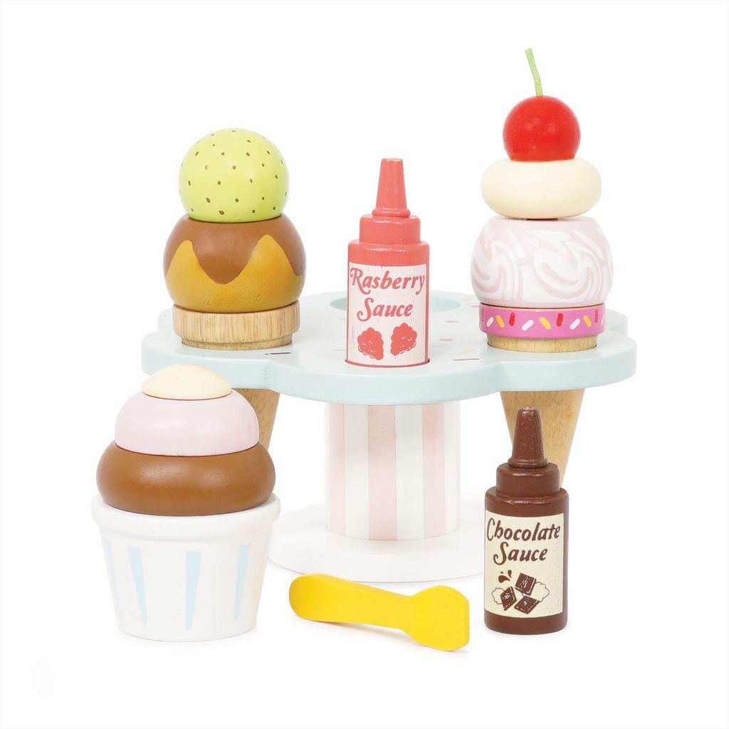 Le Toy Van's Eisdiele "Carlo's Gelato" Kinderspielzeug ab 2 Jahren Holz
