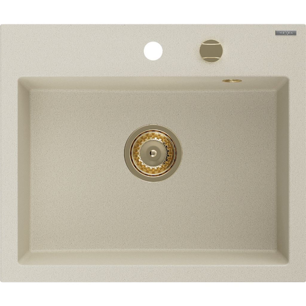 Mexen Oscar zlewozmywak granitowy 1-komorowy 580 x 490 mm, Zdjęcie produktu 