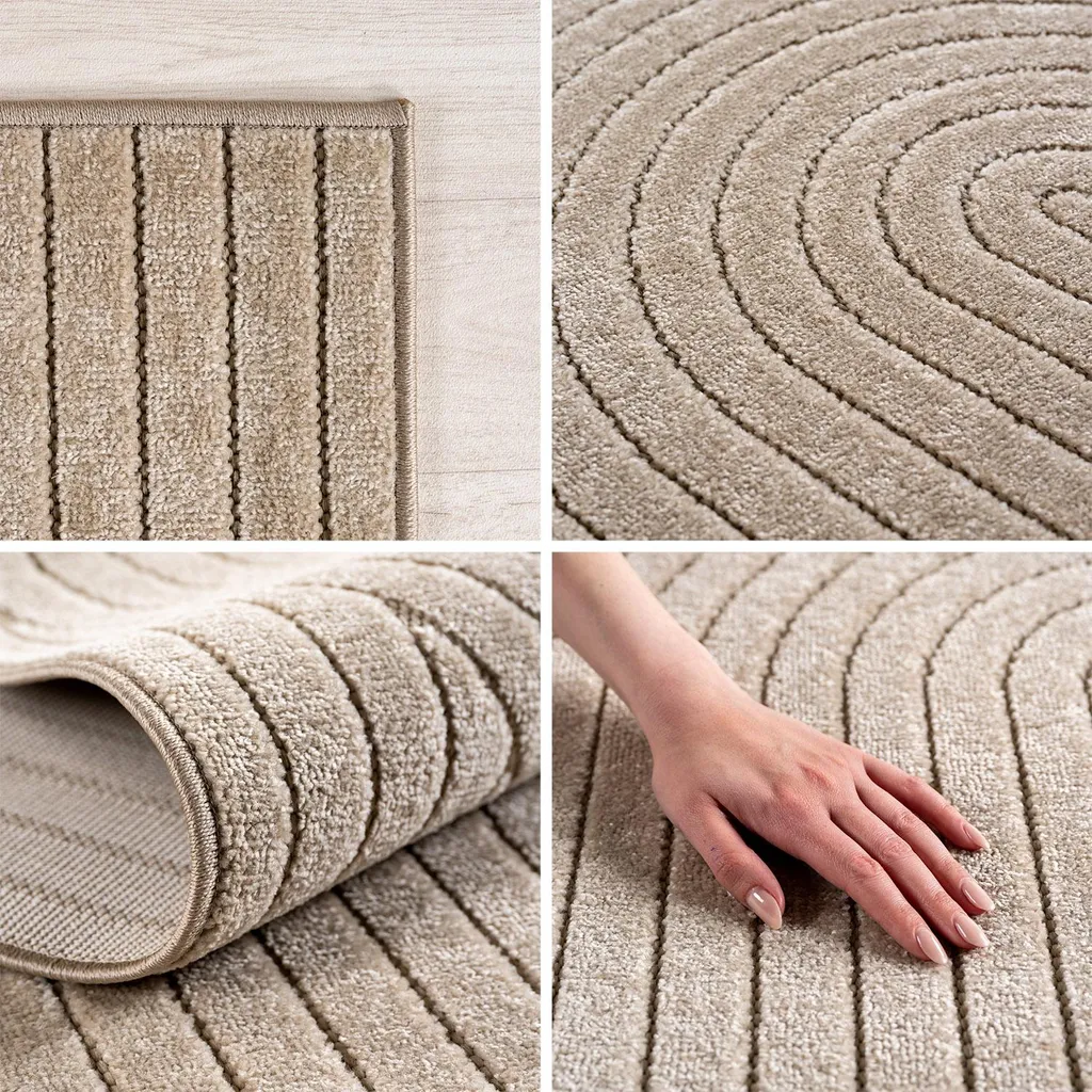 Tapis Extérieur Durable Anti-Décoloration Boho 3D pour Balcon - 2