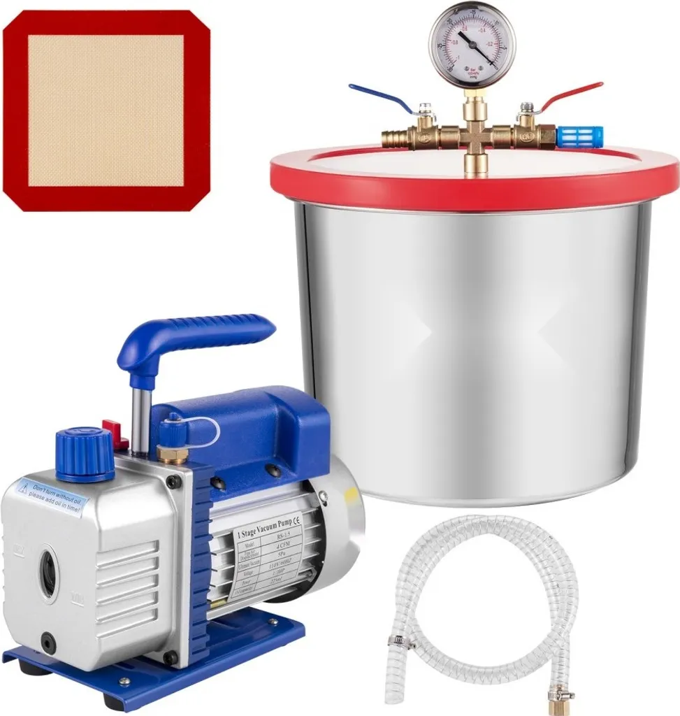 Pompe à vide sans bulles 4CFM 1/3HP pour supprimer l'air dans la résine