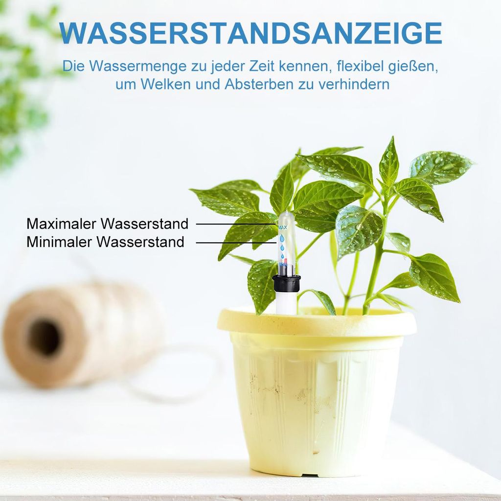 10er-Pack Wasserstandsanzeiger fr Pflanzen, 9,5 Zoll
