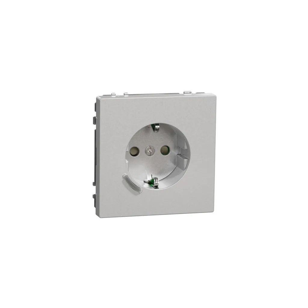 Merten Connected Prise de courant CEBEC Acier Inoxydable MEG2380-6036