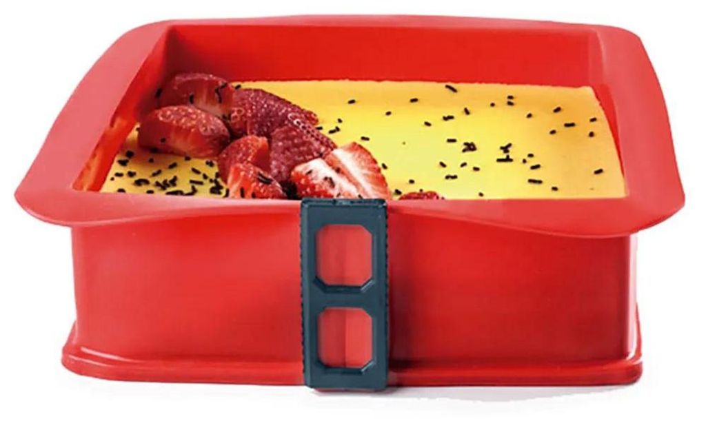 Ibili-Strawberry tortiera removibile, silicone/vetro Immagine del prodotto 