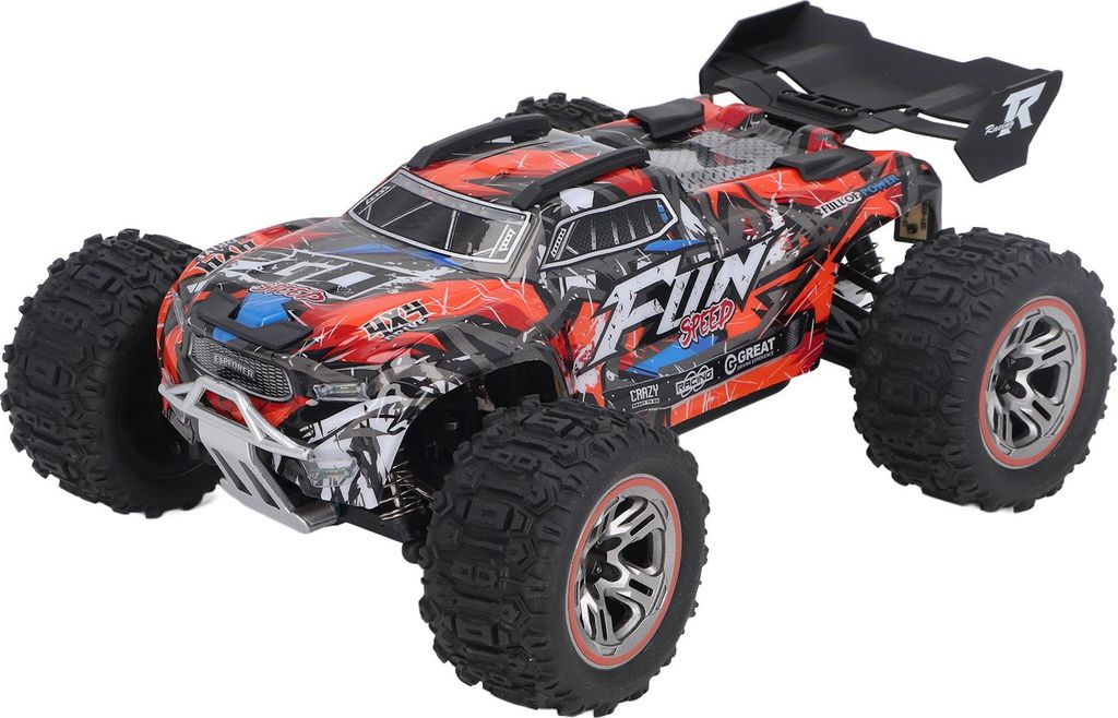 1:18 Scale RC Car Brushless Motor High Speed 60km/h Off Road Racing Car Model für WLtoys 184008 Remote Control Car Double Battery