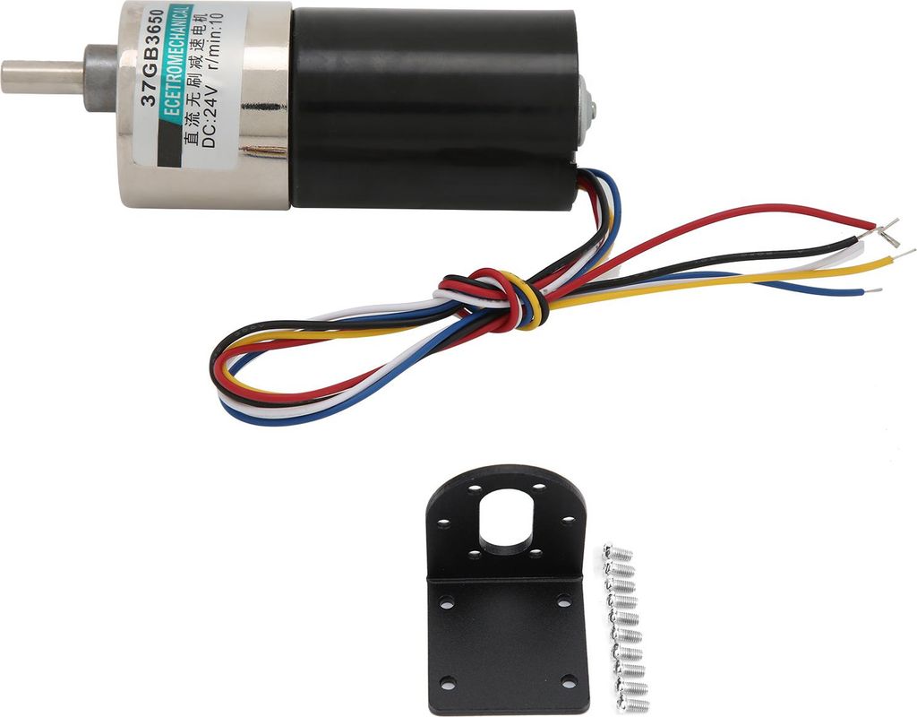 Bürstenloser Mini-Drehzahlminderer mit Halterung (CW/CCW), 24 V DC, für Mikromaschinen, XD-37GB3650, 10 U/min