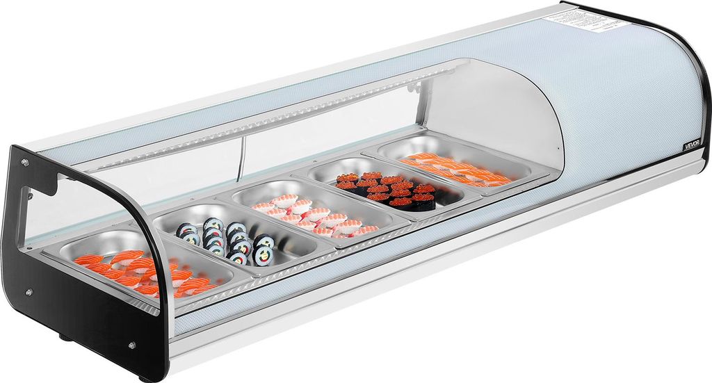 VEVOR Sushi Kühlvitrine 52 L kommerzielle Vitrine Produktbild 