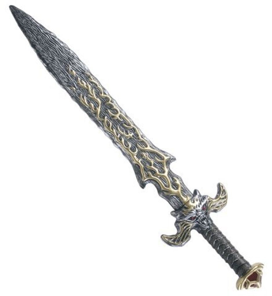 Mystisches Schwert grau-gold 86cm Produktbild 