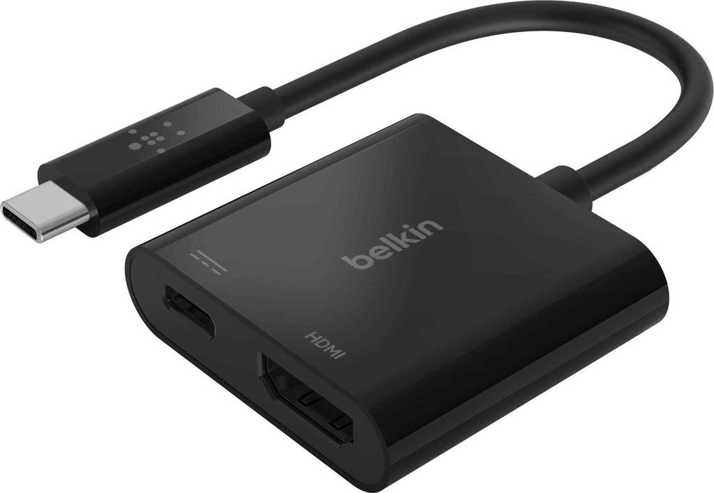 Belkin USB-C auf HDMI-Adapter 60W PD, schwarz AVC002btBK