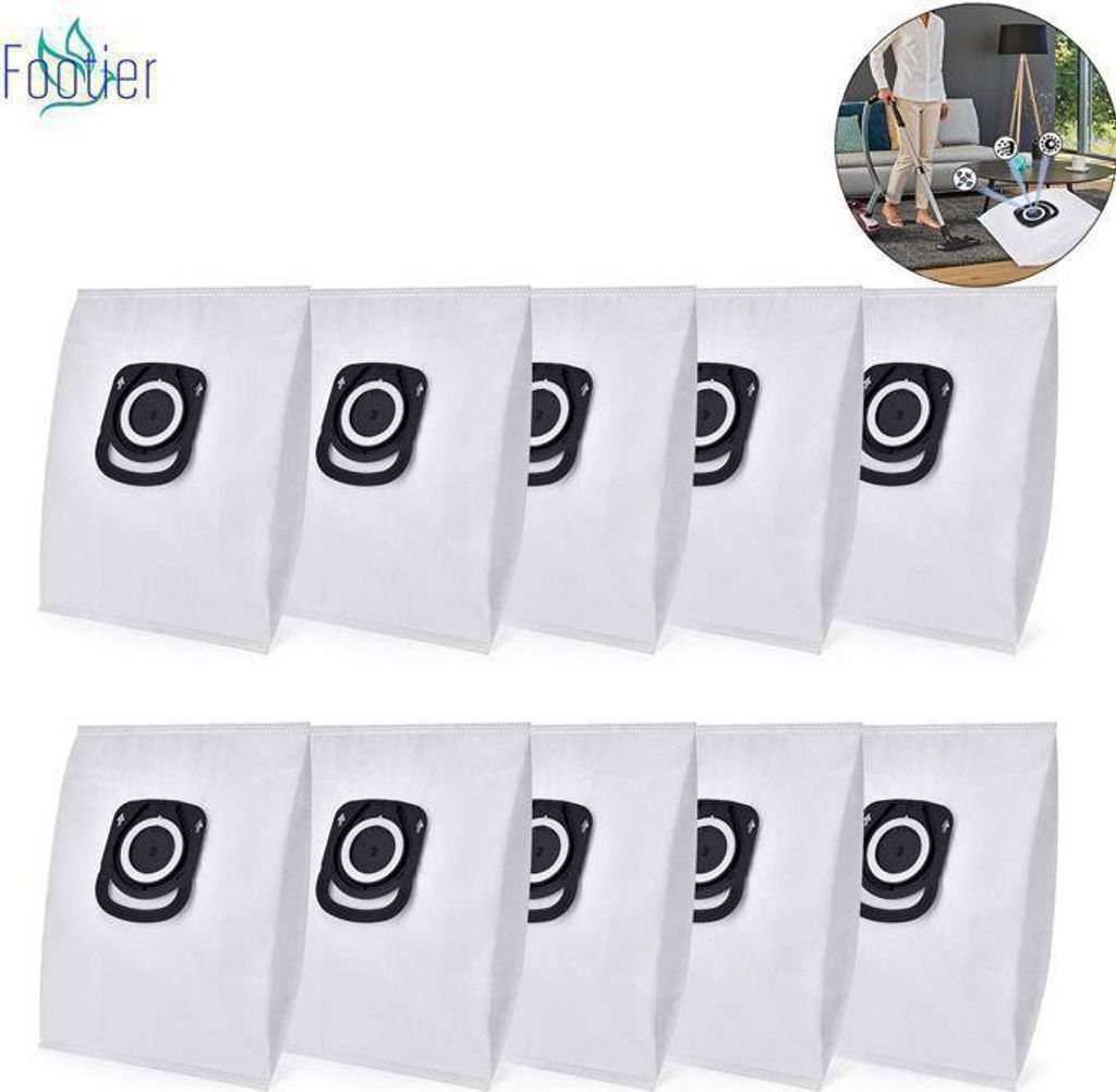 Staubsaugerbeutel fš¹r Rowenta Hygiene+Zr200520, fš¹r Rowenta Compact Power, X-Trem Power und Silence Force (Ro64xx Ro63xx Ro68xx...)