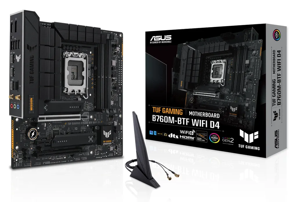 ASUS TUF GAMING B760M-BTF WIFI D4 Carte Mère Intel LGA 1700 mATX