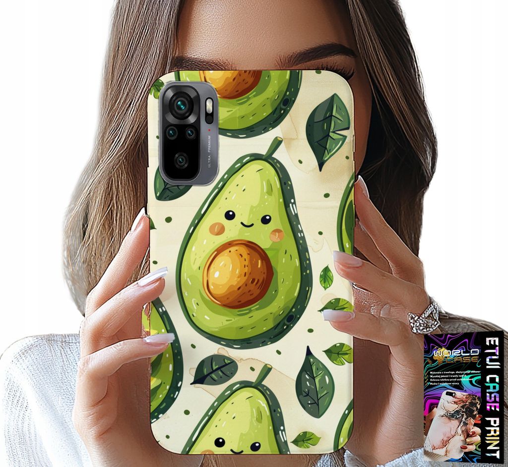 Hülle Für Xiaomi Note 10 / 10S - Süsse Lächelnde Avocado Hülle
