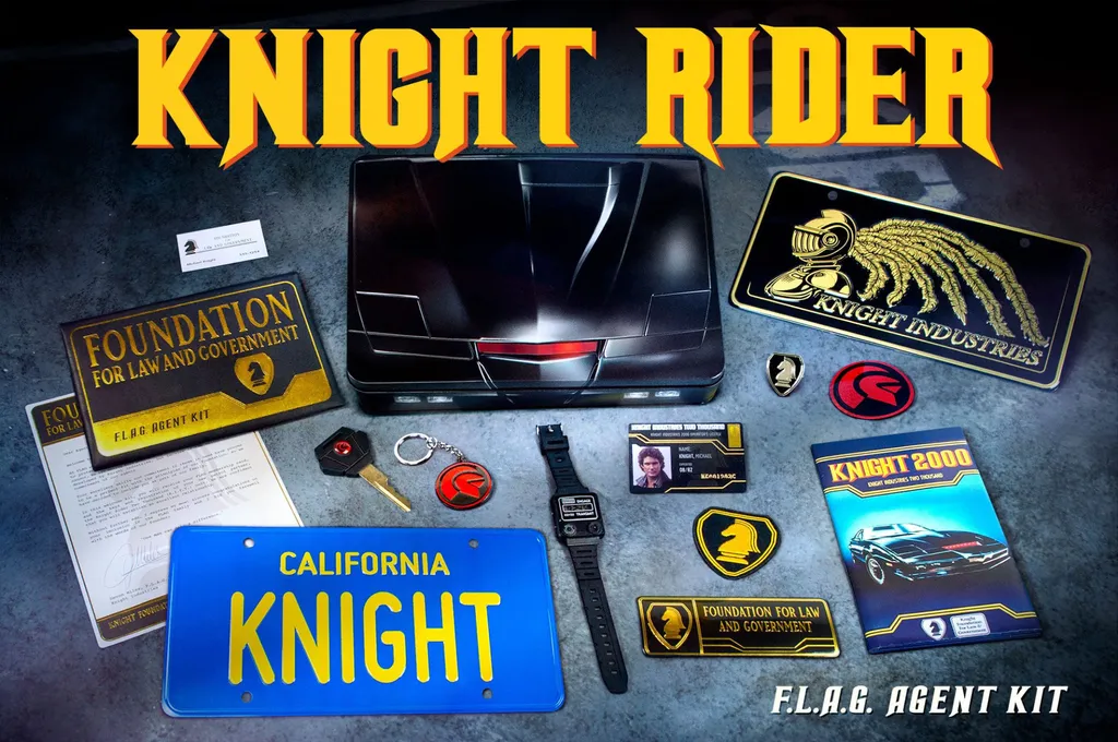 Idée Cadeau Knight Rider : Coffret Agent F.L.A.G K2000 Edition Spéciale