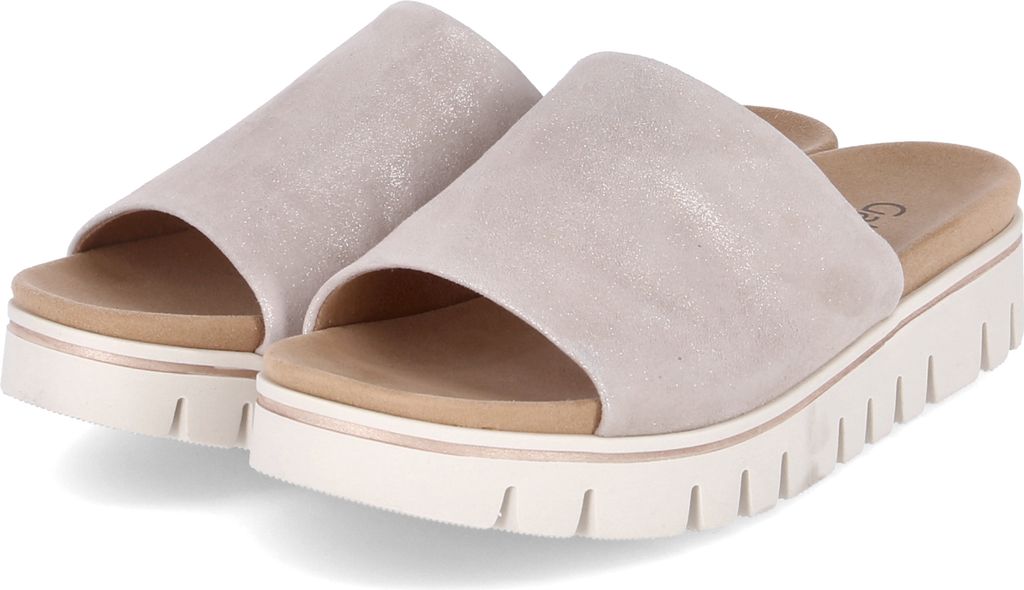 Gabor Damen Pantolette blau/weiß