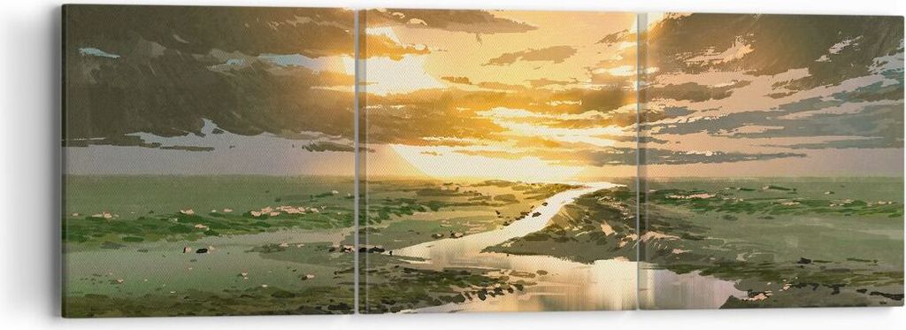 Bild auf Leinwand - Leinwandbild - natur natur - 90x30cm - Wand Bild - Wanddeko - Wandbilder - Leinwanddruck - Bilder - Kunstdruck - Wanddekoration...
