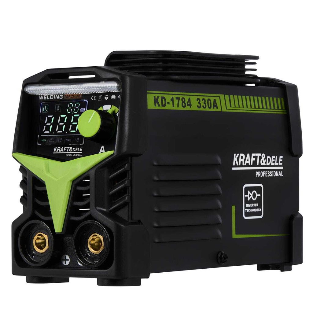 Kraft&Dele KD1784 Soudeur inverter 330A MMA/TIG VRD Image du produit 