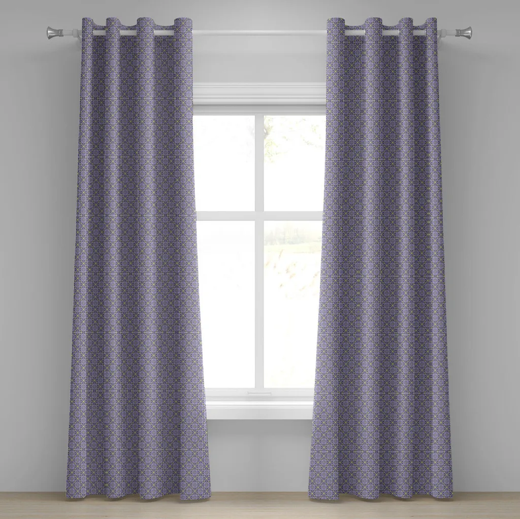 Tende Mandala Viola Verde ABAKUHAUS 280x175 | Arredo Etnico Boho Chic