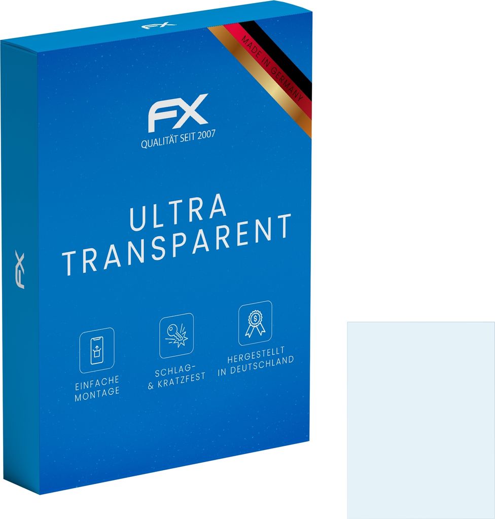atFoliX FX-Clear 2x Schutzfolie kompatibel mit Standard-Display 15,0 Zoll (305 x 228mm) Displayschutzfolie