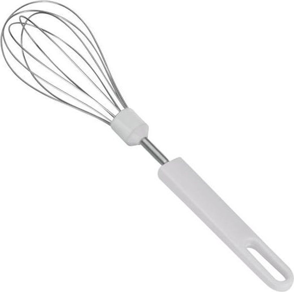 Metaltex 122120080 Frusta Inox 20 cm, bianco/argento
