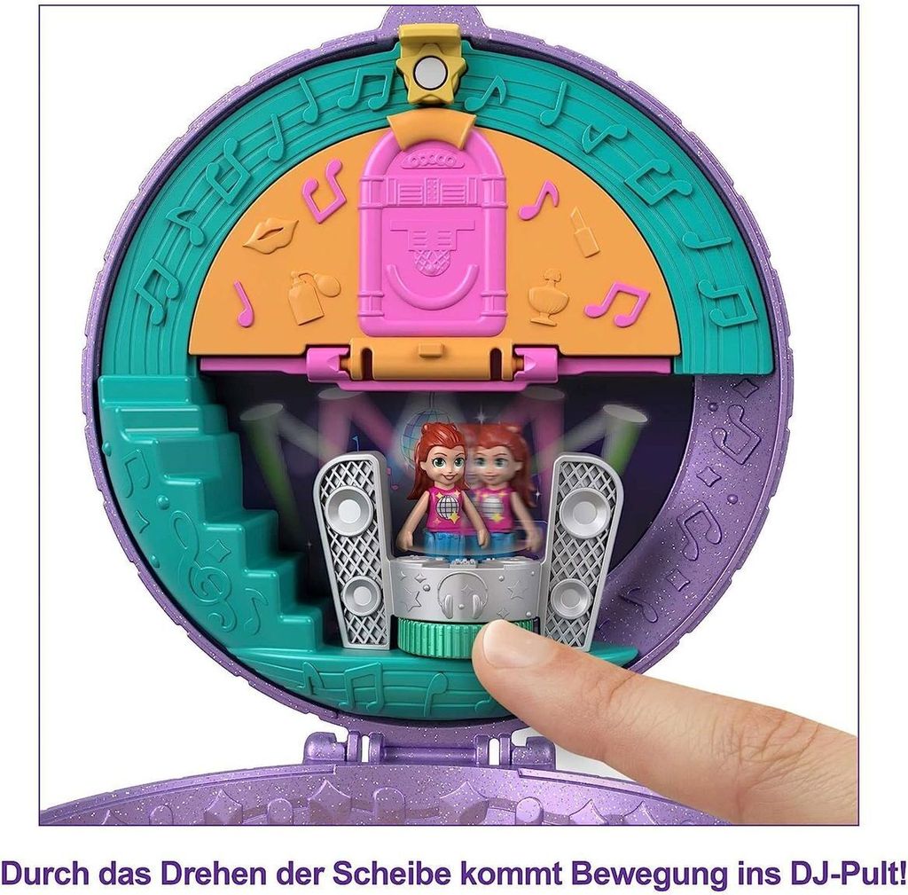 Polly Pocket Doppelspaß Rollschuhdisco Schatulle, zum Thema Produktbild 10