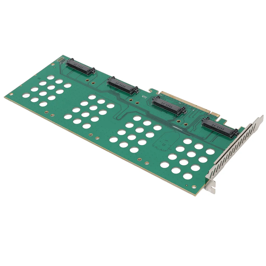 Carte Riser M.2 NVMe vers PCIe x16 pour Configuration RAID Disk Array