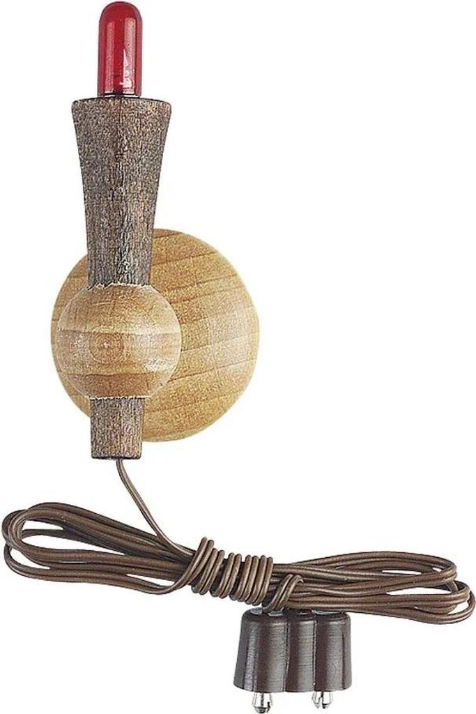 Fackel Holz mit Halter, für Krippen- und Modellbau