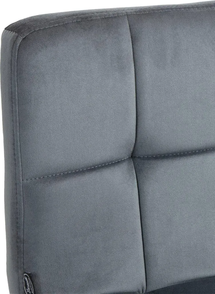 Recensione Sgabello in Velluto Grigio e Bianco: Comfort e Design - 6