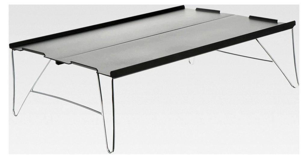 Faltbarer Picknicktisch aus Aluminiumlegierung – Ultraleichter, tragbarer und kompakter Campingtisch für Outdoor-Aktivitäten wie Camping, Grill...