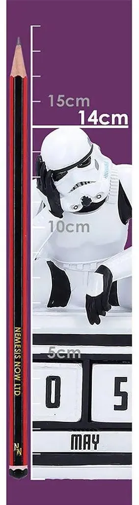 Calendrier Stormtrooper Perpétuel Accessoire Bureau Geek Original 14cm