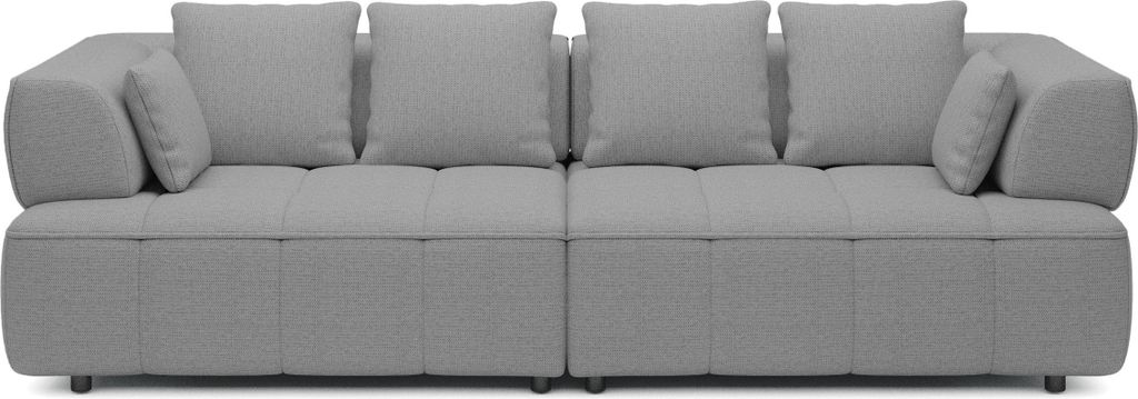 DomoHome AULA BigSofa Mit Verstellbarer Sitztiefe, Ohne Schlaffunktion, Verstellbare Rückenlehnen – Modernes Design, Hoher Komfort, Maße: 284x1...