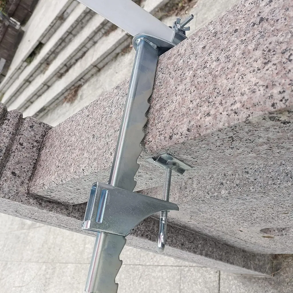 Support de Parasol Sans Perçage Fixation Rapide 20cm pour Balustrade Noir - 6
