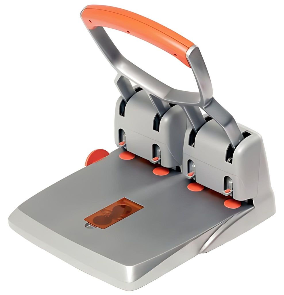 Rapid HDC150 perforatore e accessori 150 fogli Rosso, Immagine del prodotto 