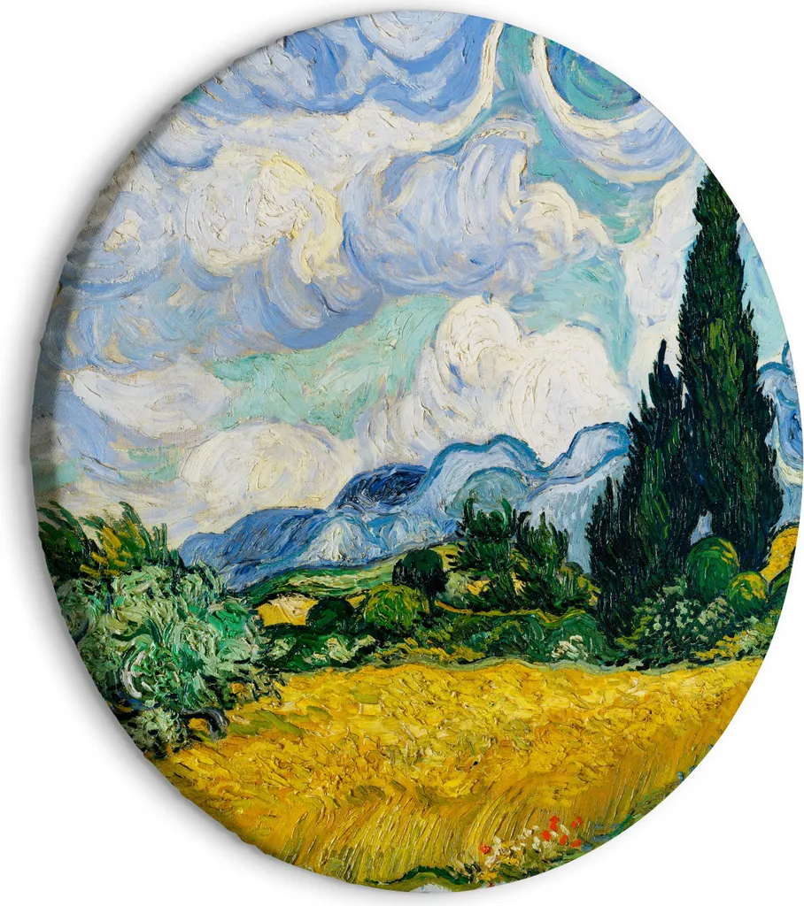 Trend Home Decor: Quadro Rotondo Van Gogh 60 cm per Interni Moderni