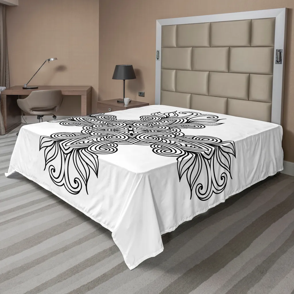 Lenzuolo Rinascimentale ABAKUHAUS - Sogno Celtico in Bianco e Nero