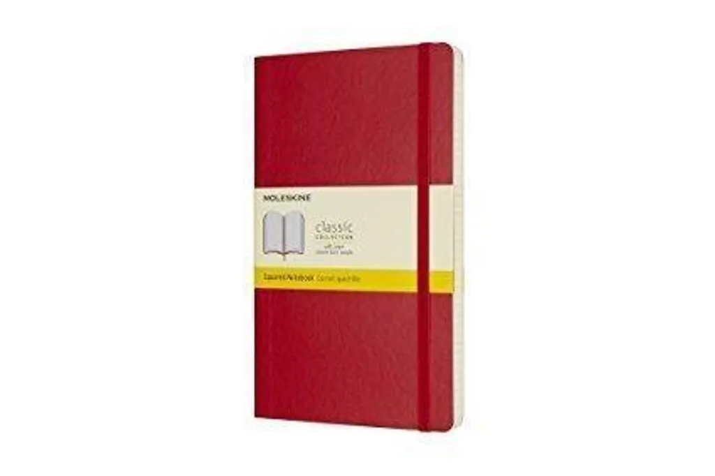 Moleskine Classic Notebook Large Squared Scarlet Red - Carta Avorio 70g - 17