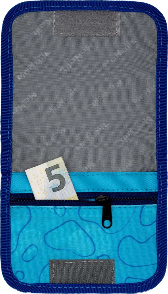 Neck Pouch McNeill Bubble Celeste: Accessorio Scuola Premium - 3