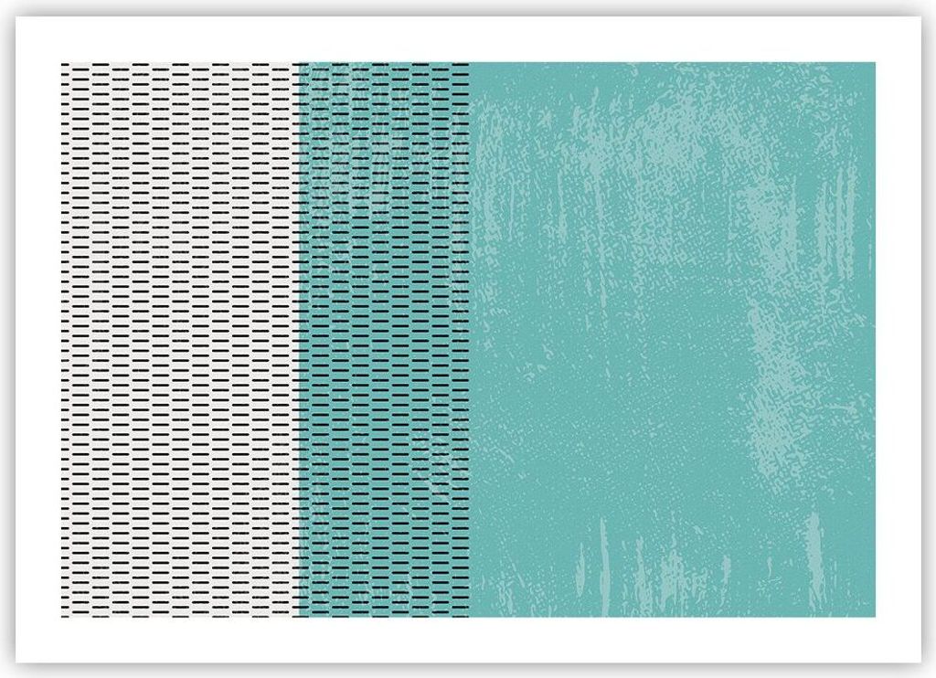 Poster - Poster ohne Rahmen - Abstraktion Modern Striche - 70x50 cm - Wand Bild - Wanddeko - Wandbilder - Kunstposter - Wandposter - Bilder - Kunst...