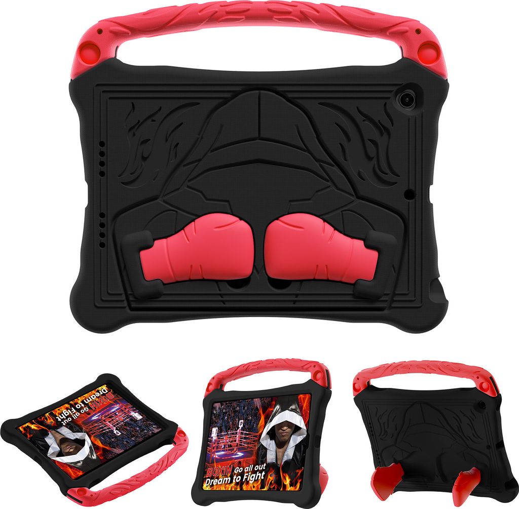 Kinder Hülle für iPad Air 3rd Gen 2019/iPad Pro 10,5" 2017, Leichte Stoßfeste Eva Schutzhülle mit Griff und Ständer Schwarz