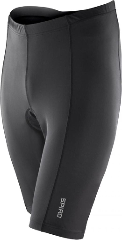 SPIRO S187M | Mens Padded Bikewear Shorts / Radler Hose kurz - Farbe: Black - Größe: XL