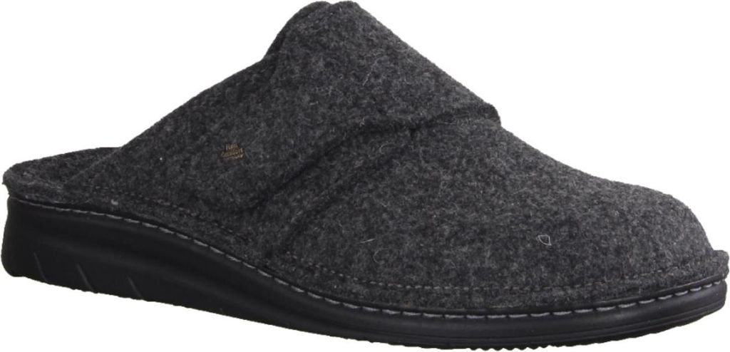 Finn Comfort Zams Herren, Hausschuhe, Filz, Anthrazit, Produktbild 
