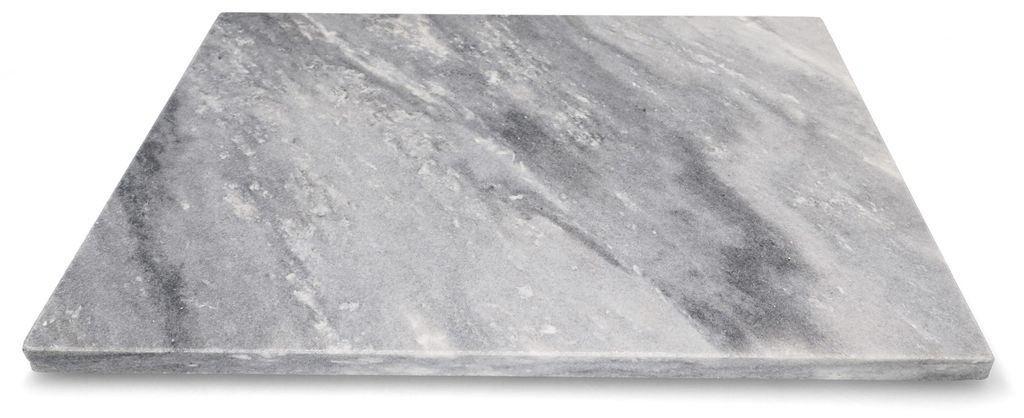 Mramorová deska na krájení 40 x 30 cm bílo-šedá Podložka Obrázek produktu 