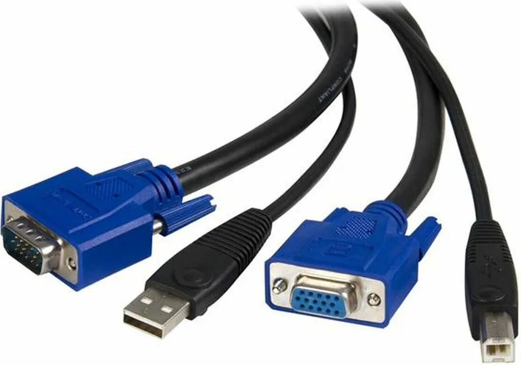 Startech SVUSB2N1_10: Cavo KVM 3m VGA + USB per Server e Rack