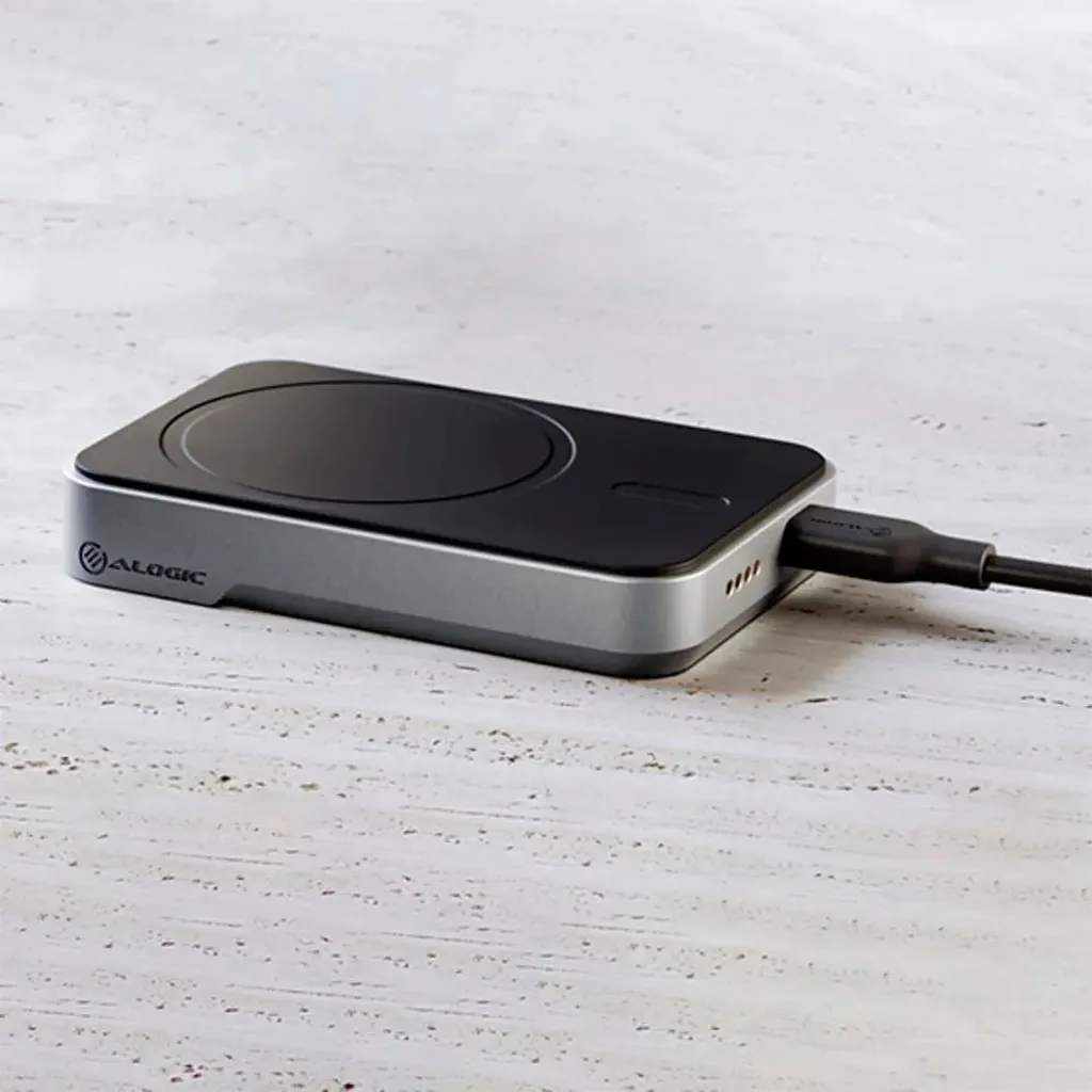Chargeur Portable Induction ALOGIC Matrix 5000 mAh Fast Charge Magnétique