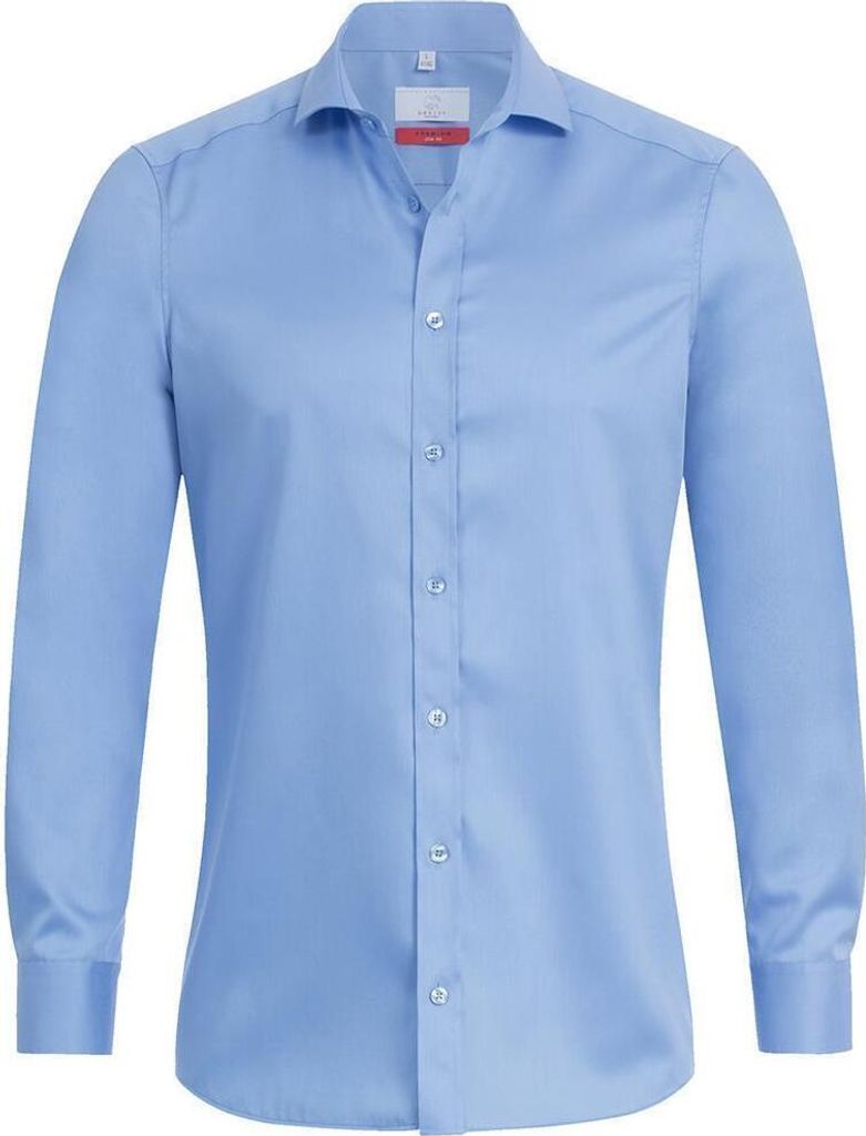 Greiff Corporate Hemd PREMIUM Herren Mittelblau 37/38