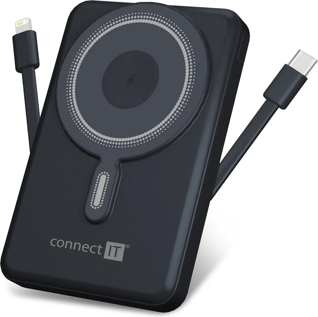 Power Bank CONNECT IT 10000 mAh Gris Sidéral - Chargeur Portable Rapide