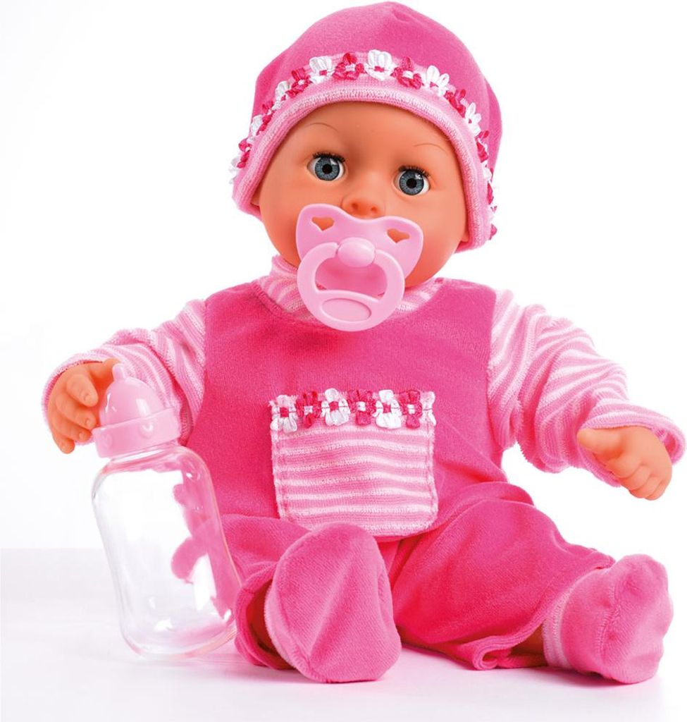 Lalka interaktywna First Words Baby różowa 38 cm Zdjęcie produktu 