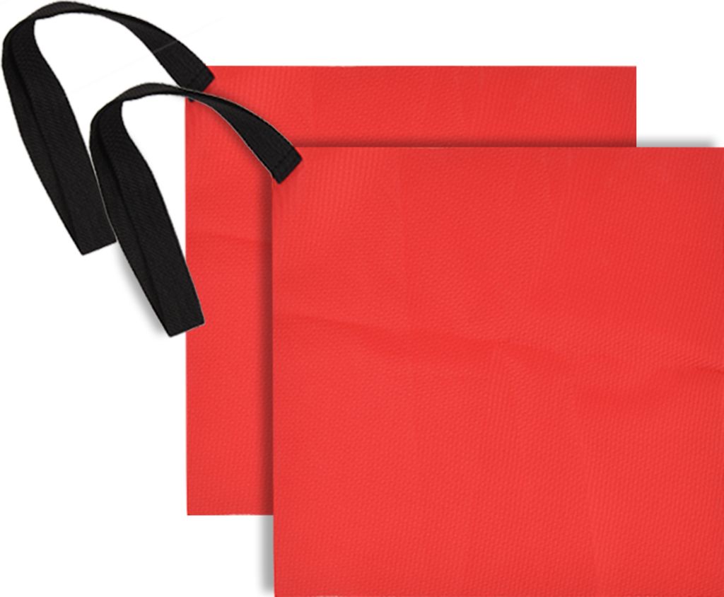 2 Stueck Kajak-Abschleppflaggen, rote Sicherheits-Kajak-Flagge fuer Boot, Kanu-Anhaenger, Sicherheitswarnflagge