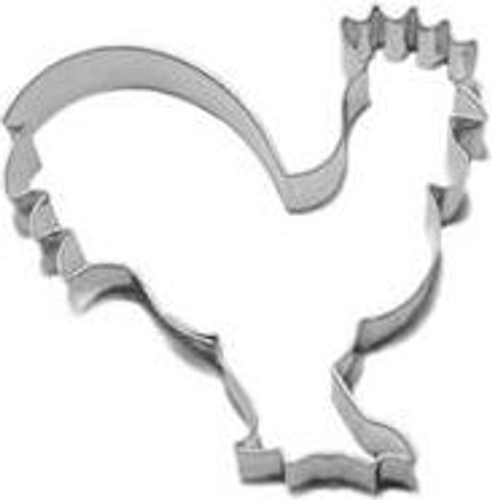 Ausstechform Hahn Metall Plätzchenausstecher Ausstecher Produktbild 